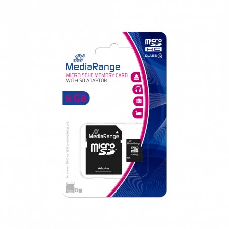 MediaRange 8GB microSDHC 8 Go Classe 10