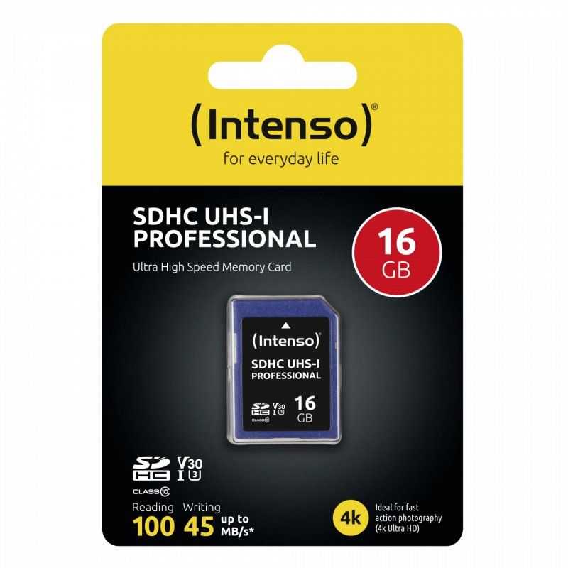 Intenso 16GB SDHC UHS-I Class 10