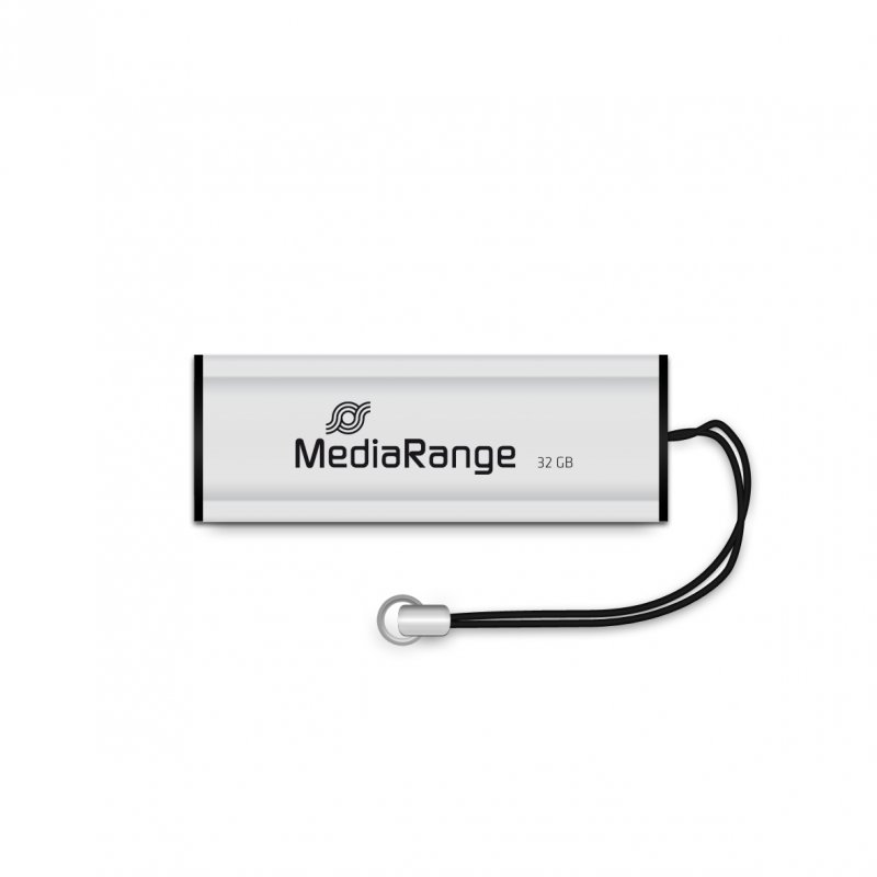 MediaRange MR916 USB flash drive 32 GB USB Type-A 3.2 Gen 1 (3.1 Gen 1) Black, Silver