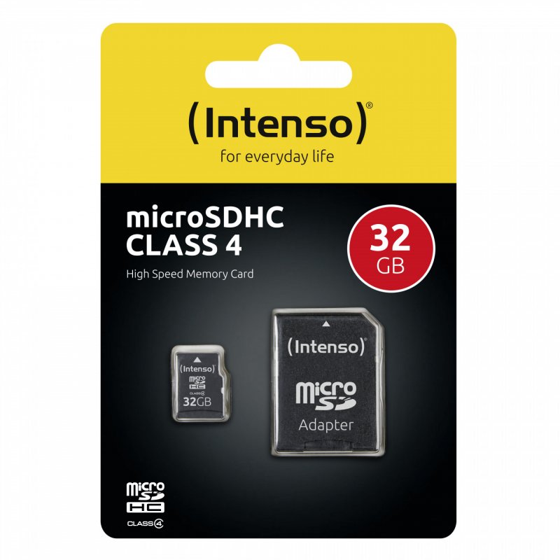 Intenso 3403480 mémoire flash 32 Go MicroSDHC Classe 4