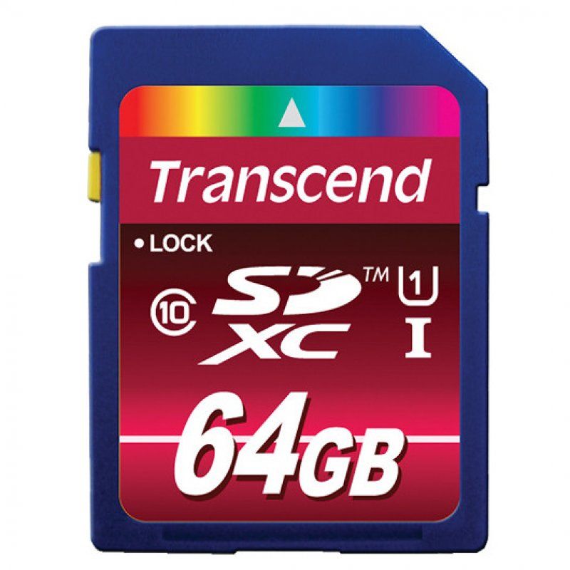 Transcend SD Card SDXC/SDHC Class 10 UHS-I 600x 64GB