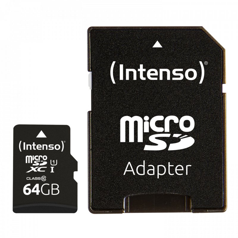 Intenso compatible microSD  64GB UHS-I Prem CL10