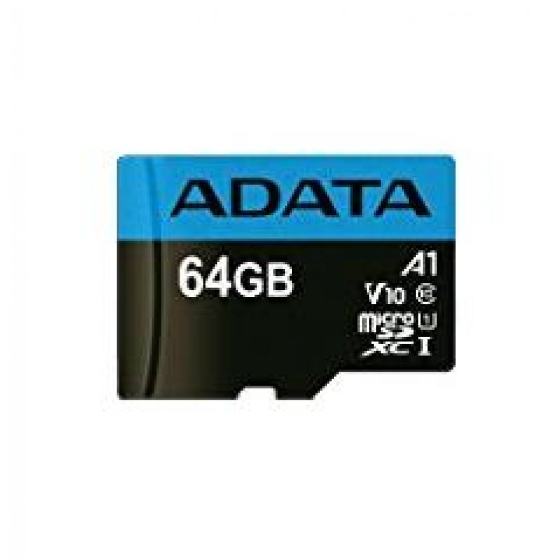 ADATA microSD  64GB Premier  UHS-I  Cl10 | + Adapter