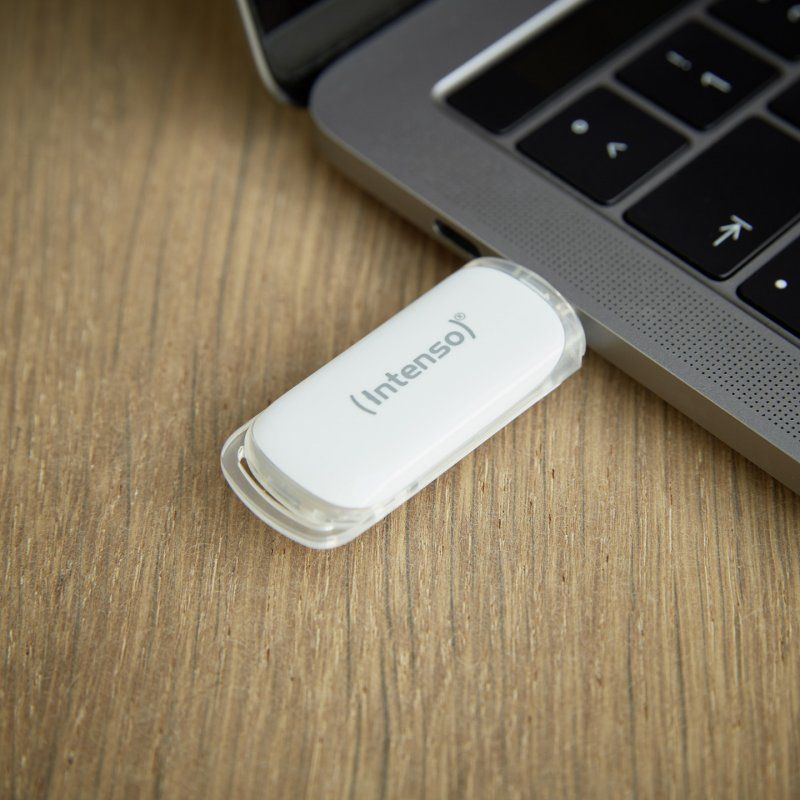 STOCK1 - Intenso Flash Line lecteur USB flash 128 Go USB Type-C 3.2 Gen 1 (3.1 Gen 1) Blanc