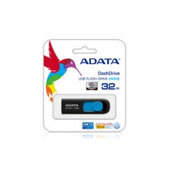 ADATA DashDrive UV128 128GB USB flash drive USB Type-A 3.2 Gen 1 (3.1 Gen 1) Black, Blue