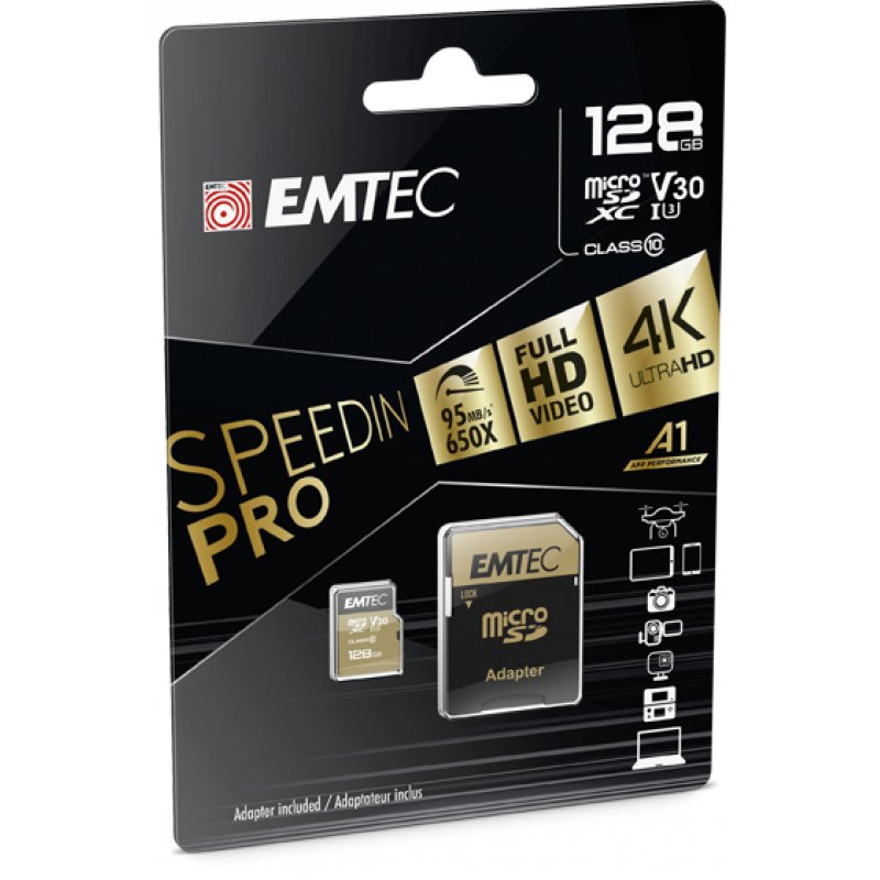 microSD 128GB 95/90  SpeedIN PRO     ETC | ECMSDM128GXC10SP