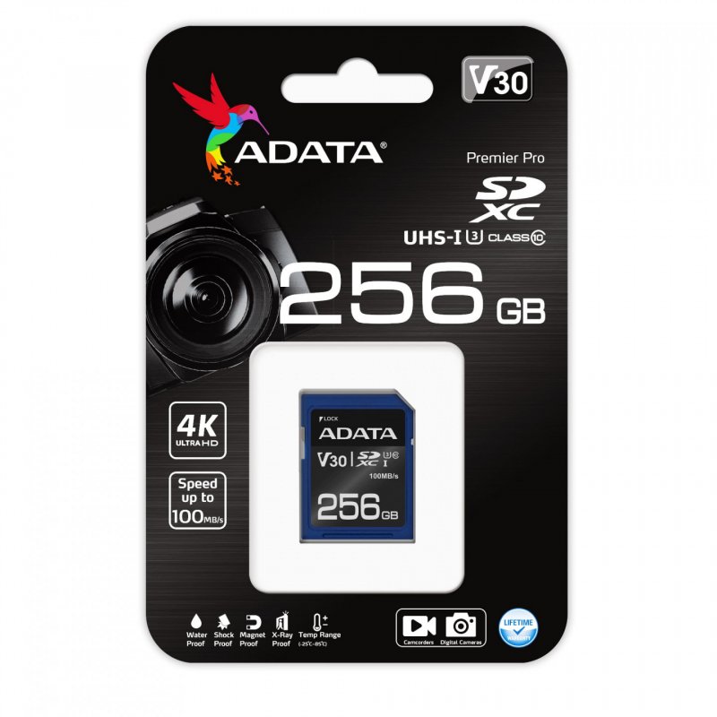 ADATA SD   256GB Premier Pro UHS-I  U3
