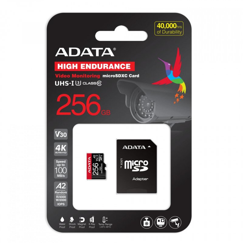ADATA microSD 256GB High End UHS-I  U3 | + Adapter