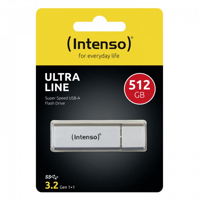 Intenso Ultra Line lecteur USB flash 512 Go USB Type-A 3.2 Gen 1 (3.1 Gen 1) Argent