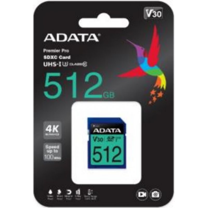 ADATA SD   512GB Premier Pro UHS-I  U3