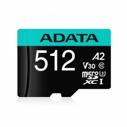 ADATA microSD 512GB Prem Pro UHS-I  U3 | + Adapter