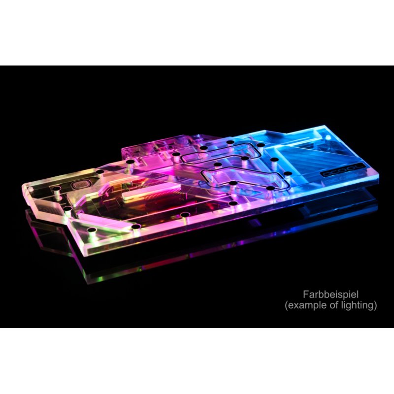 Alphacool compatible Eisblock Aurora Pl GPX-A Radeo | RX 5700 XT Taichi X8 8G OC - 1018090