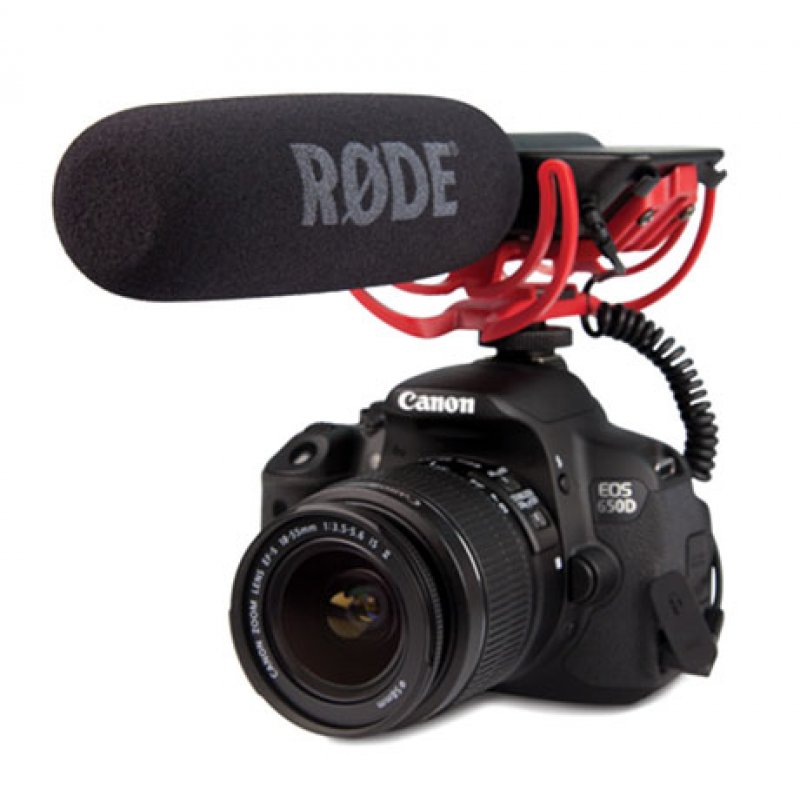 RØDE VideoMic Rycote Black Digital camera microphone