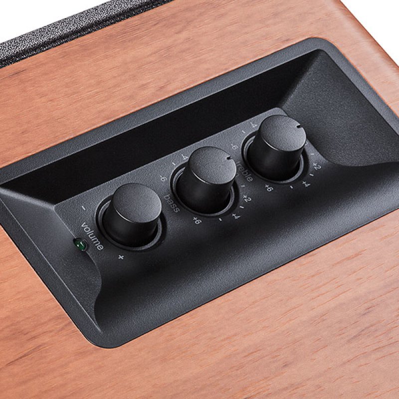 Edifier Studio 1280T haut-parleur 2-voies Gris, Bois Avec fil 21 W