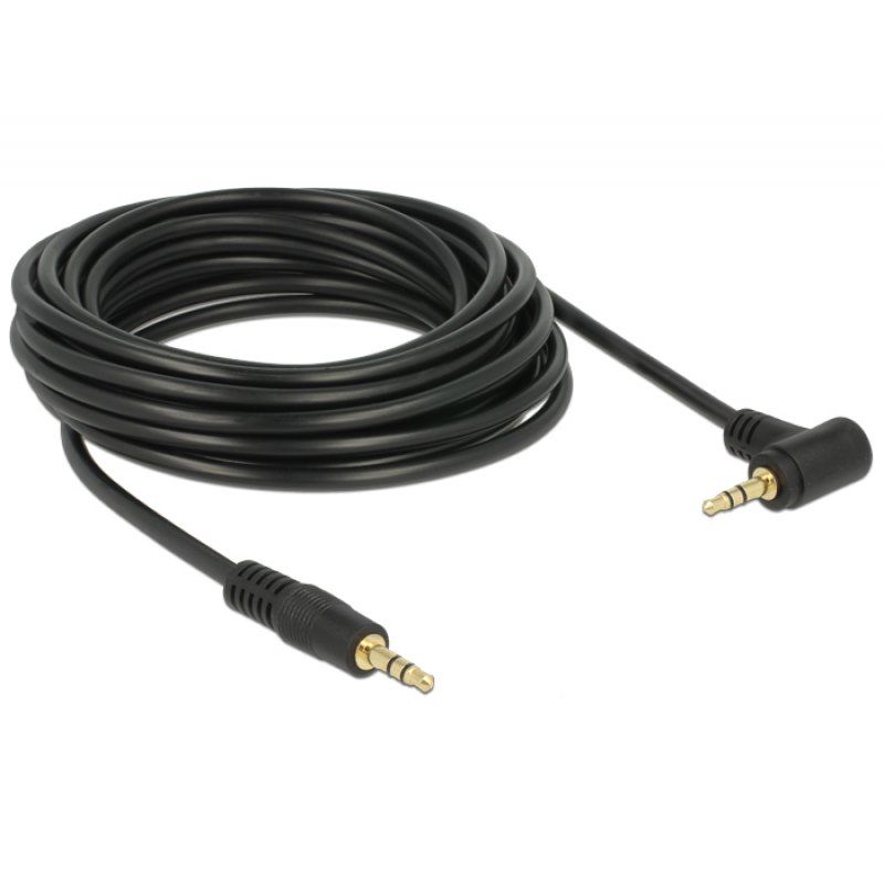 DeLOCK 5m 3.5mm M/M câble audio 3,5mm Noir