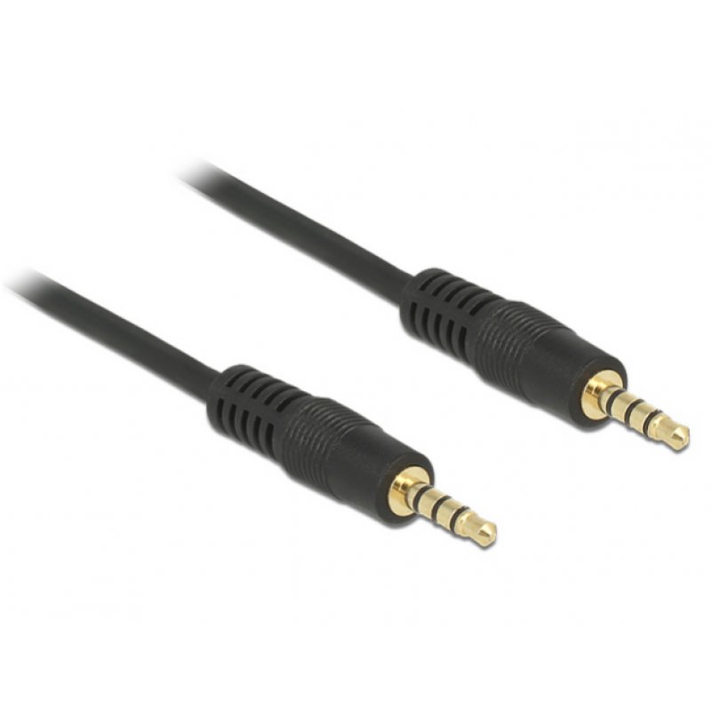 DeLOCK 83435 audio cable 1 m 3.5mm Black