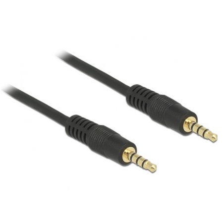 DeLOCK 83435 câble audio 1 m 3,5mm Noir