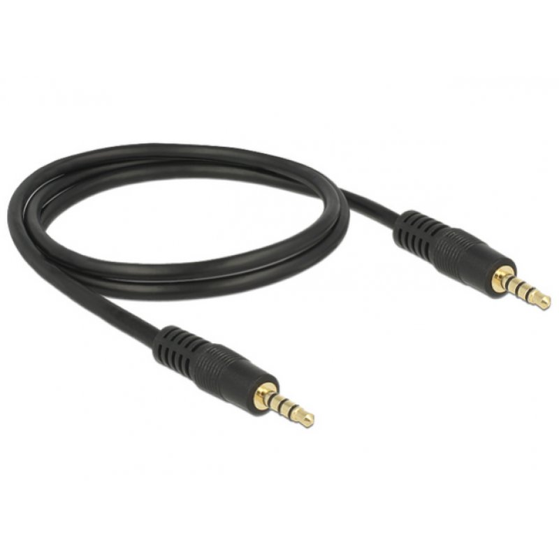 DeLOCK 83435 audio cable 1 m 3.5mm Black