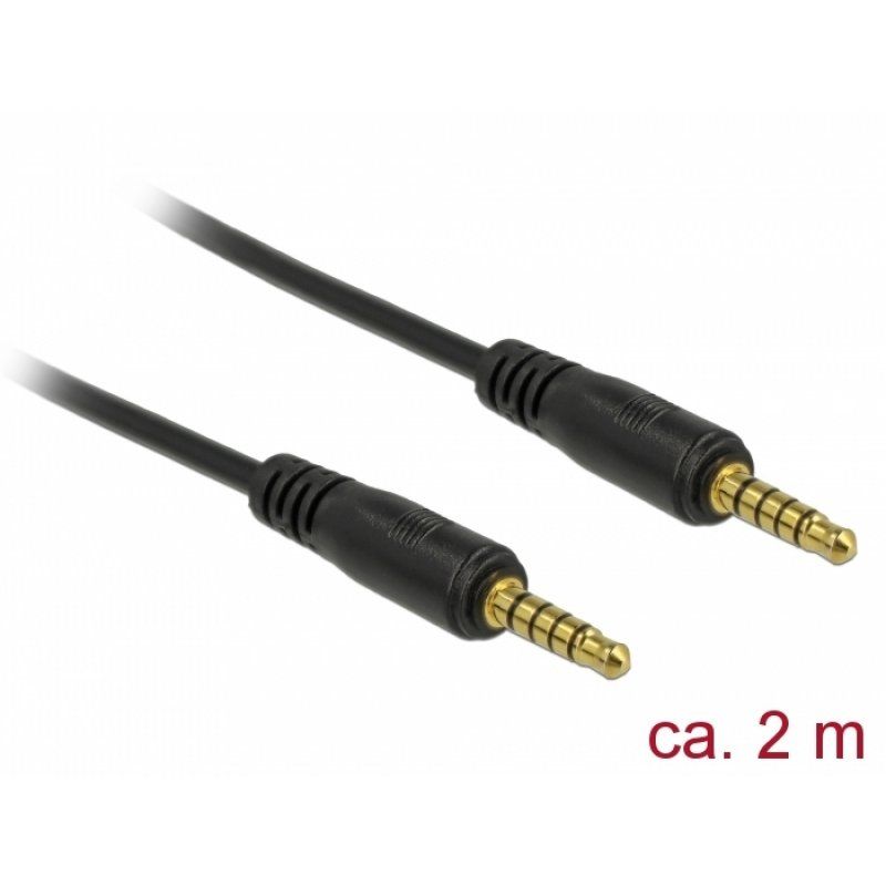 DeLOCK 85697 audio cable 2 m 3.5mm Black