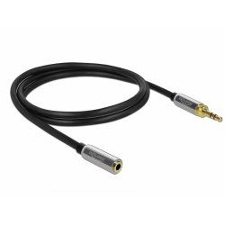 DeLOCK 85779 audio cable 0.5 m 3.5mm Black, Grey