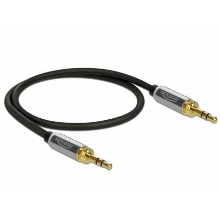 DeLOCK 85784 audio cable 0.5 m 3.5mm Black, Grey