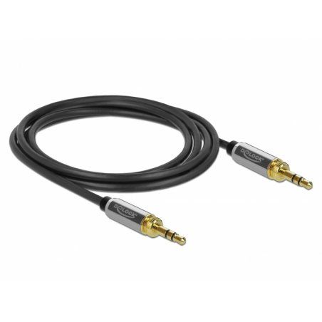 DeLOCK 85786 audio cable 2 m 3.5mm Black, Grey