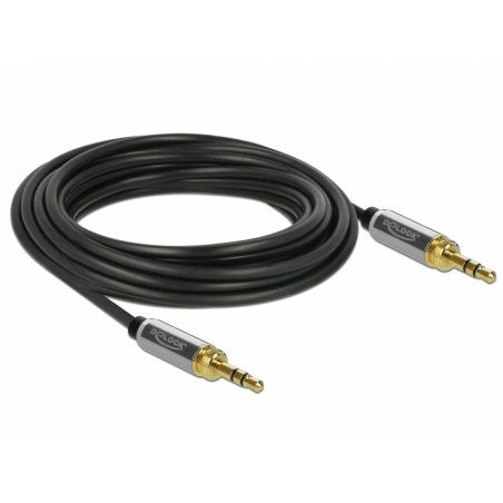 DeLOCK 85788 audio cable 5 m 3.5mm Black, Grey