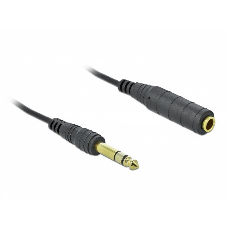 DeLOCK 85938 audio cable 2 m 6.35mm Black