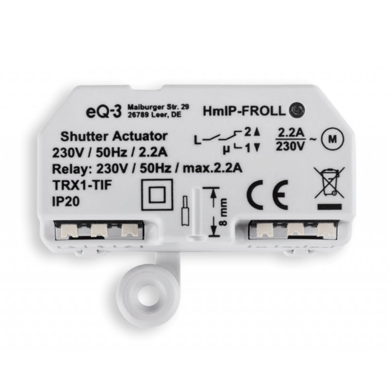 HomeMatic HmIP-FROLL blind/shutter accessory Transmitter White