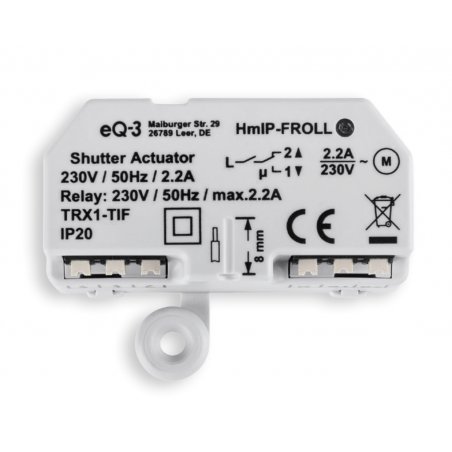 HomeMatic HmIP-FROLL blind/shutter accessory Transmitter White