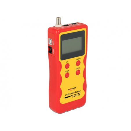 DeLOCK Netzwerk Tester RJ45/RJ12 BNC/USB | mit LCD Delock compatible