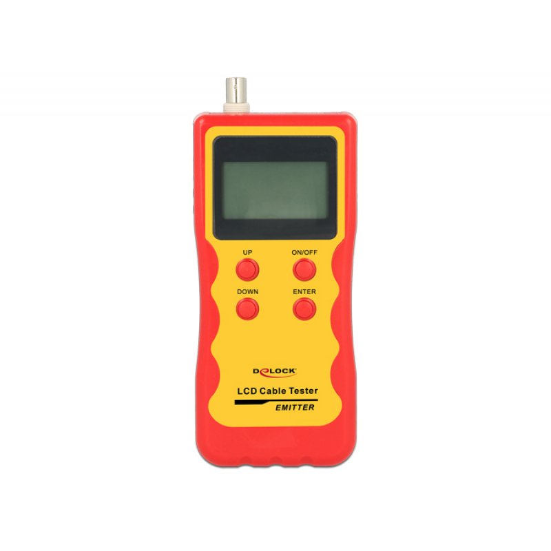 DeLOCK 86108 network cable tester Yellow, Red