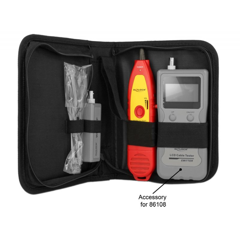 DeLOCK Netzwerk Kabelfinder 86108 | für Kabeltester