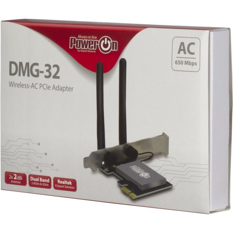 Inter-Tech DMG-32 Interne WLAN 650 Mbit/s