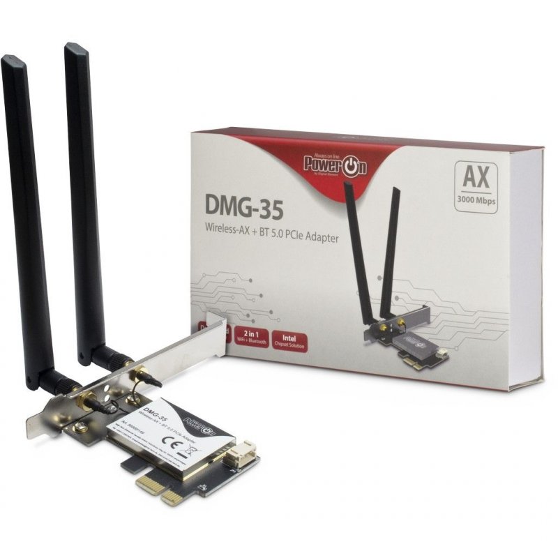 Inter-Tech compatible DMG-35 Wlan-Karte, Wi-Fi 6 | 88888149