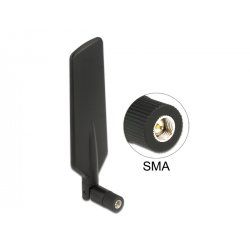 DeLOCK WLAN Dualband Antenne SMA 1- 4bk