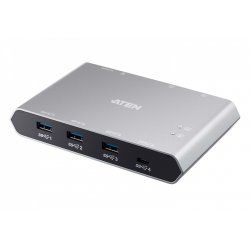 ATEN Commutateur de partage 2 ports USB-C Gen 2 avec transfert de l’alimentation