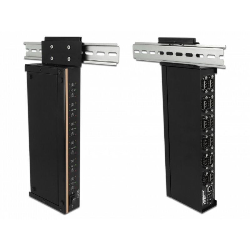 Delock compatible Hub USB 2-B Bu12xRS-232 St | 64070 // Überspan.sschutz erweitert.