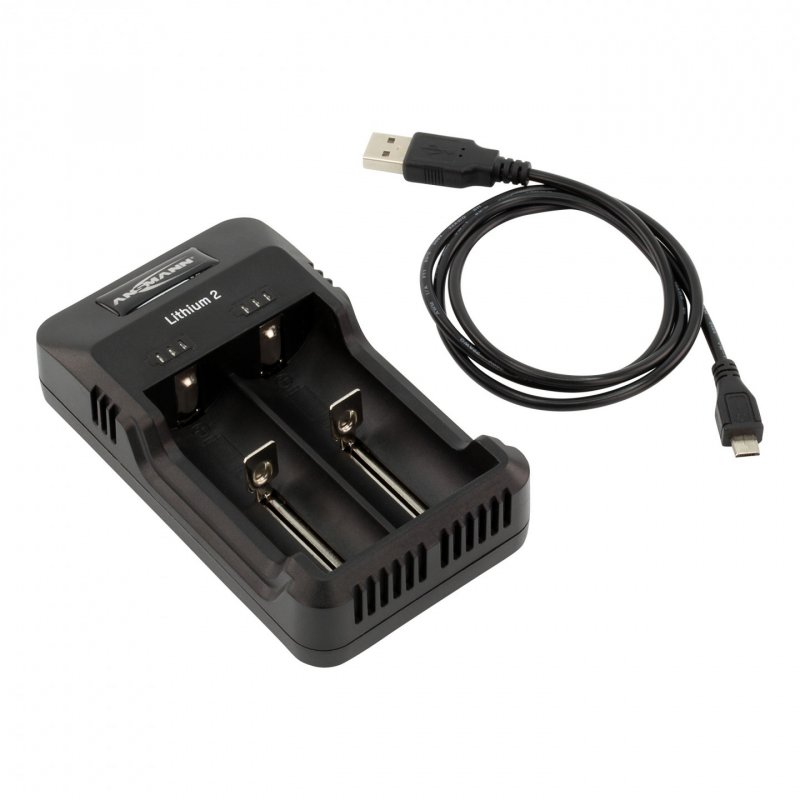 Ansm Lithium 2 | Ladegerät für 1-2 Li-Ion Akkus (3,6V/3,7