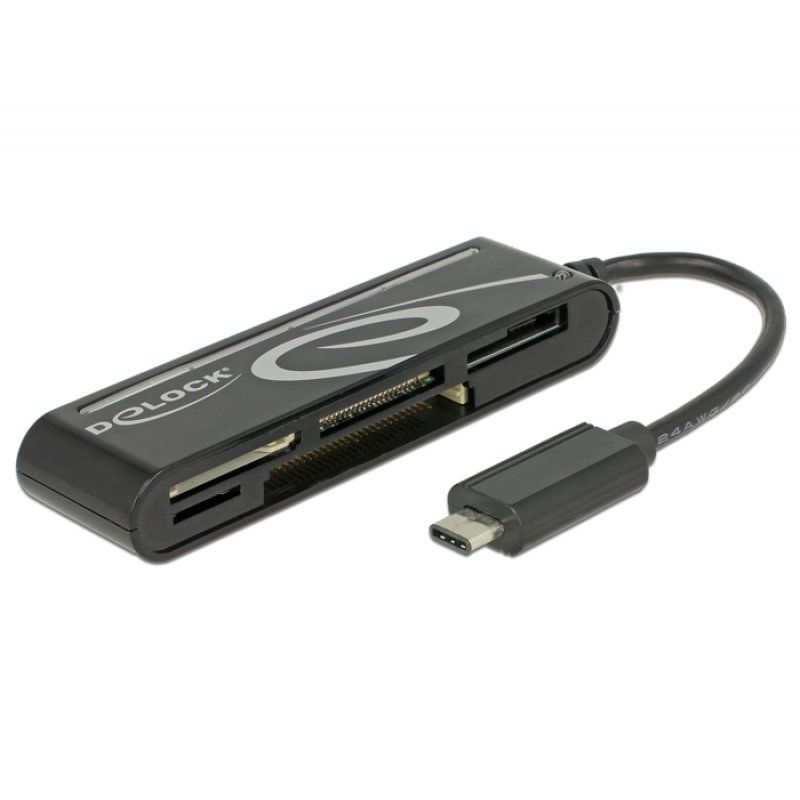DeLOCK 91739 card reader USB 2.0 Black