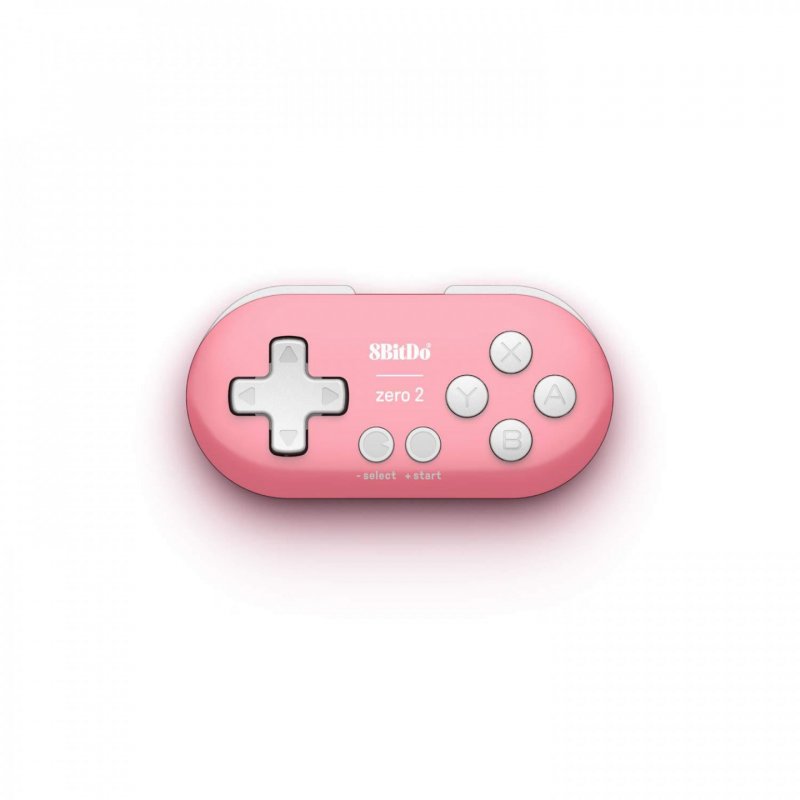 8Bitdo Zero 2 Rose Bluetooth Manette de jeu Numérique Android, MAC, Nintendo Switch, Nintendo Switch Lite, PC