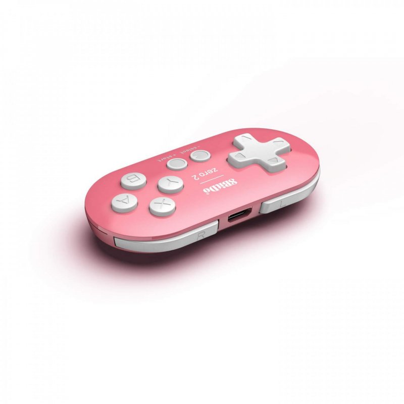 8Bitdo Zero 2 Pink Bluetooth Gamepad Digital Android, MAC, Nintendo Switch, Nintendo Switch Lite, PC