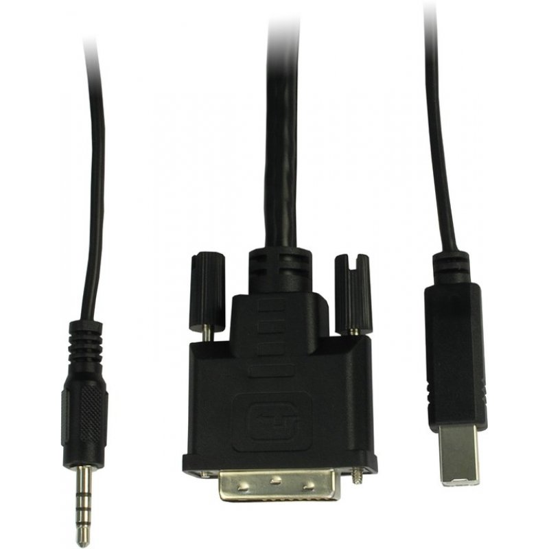 Inter-Tech KVM-AS-21DA DVI KVM switch Black