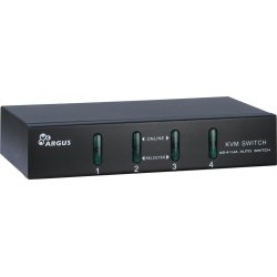 Inter-Tech KVM-AS-41UA KVM switch Black