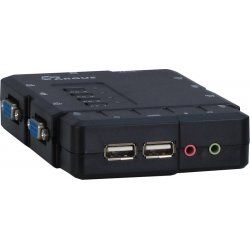 Inter-Tech KVM-CS-41UA KVM switch Black