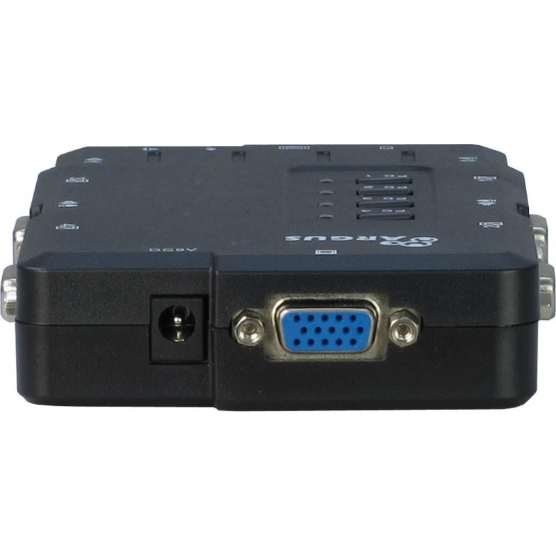 Inter-Tech compatible IPC KVM Switch CS-41UA VGA