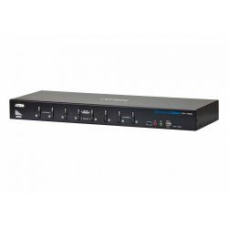 ATEN Commutateur KVM Dual Link/audio DVI USB 8 ports