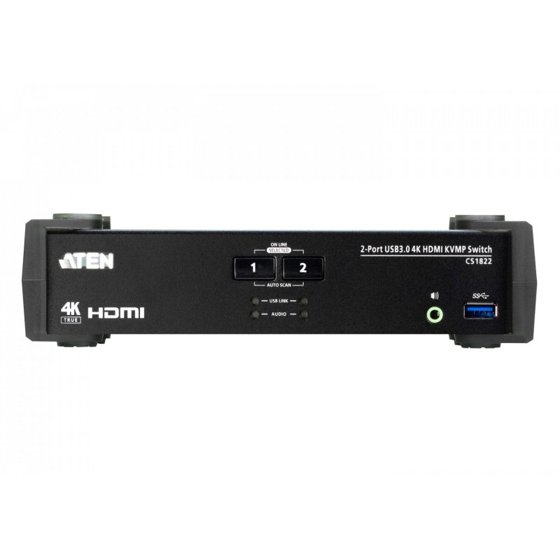 ATEN 2-Port USB 3.0 4K HDMI KVMP | CS1822
