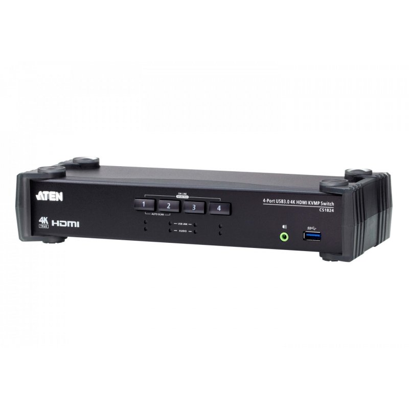 ATEN 4-Port USB 3.0 4K HDMI KVMP | CS1824