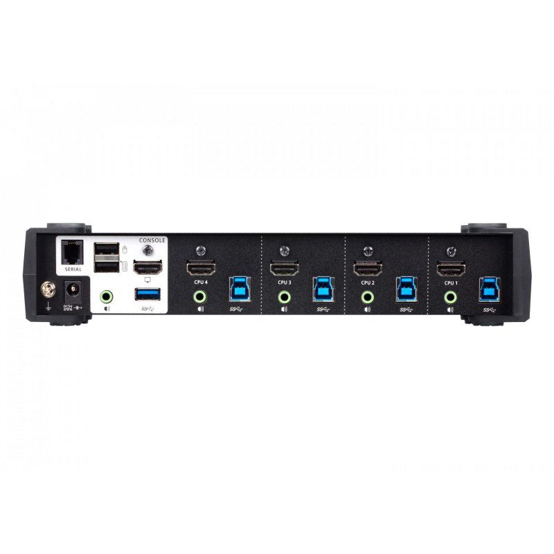 ATEN 4-Port USB 3.0 4K HDMI KVMP™ Switch with Audio Mixer Mode